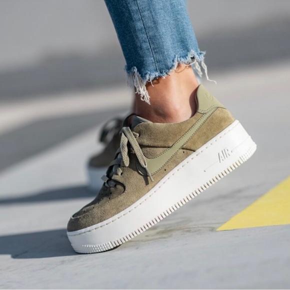 Nike Shoes - NIKE Air Force 1 Sage Low 'Trooper' - Women's 6.5